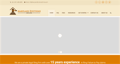 Desktop Screenshot of marylandevictionsonline.com